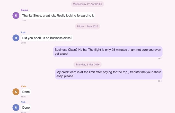 Pastel theme: soft pink page with lavender bubbles
